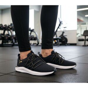 Puma 8.5 Sneakers Active Prowl Knit Woman Lace-up Athletic Shoes Activewear